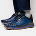 Marco Di Milano Roma Navy Leather Loafers