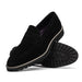 Zelli Roma Versatile Italian Suede Penny Loafers in Black