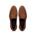Zelli Roma Italian Suede Penny Loafers in a Beautiful Tobacco Finish