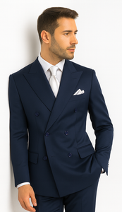 Rossi Man ARTHUR RM2302 Double-Breasted Suit – Men’s Formalwear