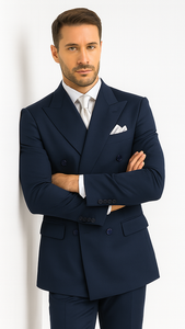 Rossi Man ARTHUR RM2302 Double-Breasted Suit – Men’s Formalwear