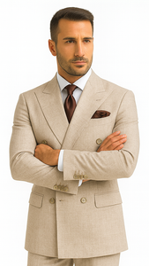 Rossi Man ARTHUR RM2306 Double-Breasted Suit – Modern Classic Men’s Formalwear