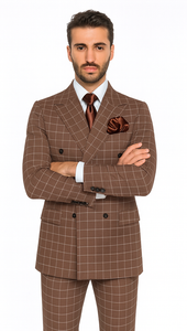 Rossi Man ARTHUR RM2317 Double-Breasted Suit – Men’s Formalwear