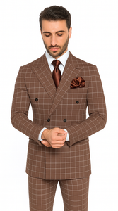 Rossi Man ARTHUR RM2317 Double-Breasted Suit – Men’s Formalwear