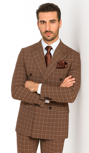 Rossi Man ARTHUR RM2317 Double-Breasted Suit – Men’s Formalwear