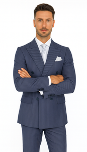 Rossi Man ARTHUR RM2319 Double-Breasted Suit – Men’s Formalwear