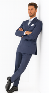 Rossi Man ARTHUR RM2319 Double-Breasted Suit – Men’s Formalwear