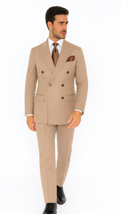Rossi Man ARTHUR RM2320 Double-Breasted Suit – Men’s Formalwear