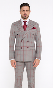 Rossi Man ARTHUR RM2321 Double-Breasted Suit – Classic Men’s Formalwear