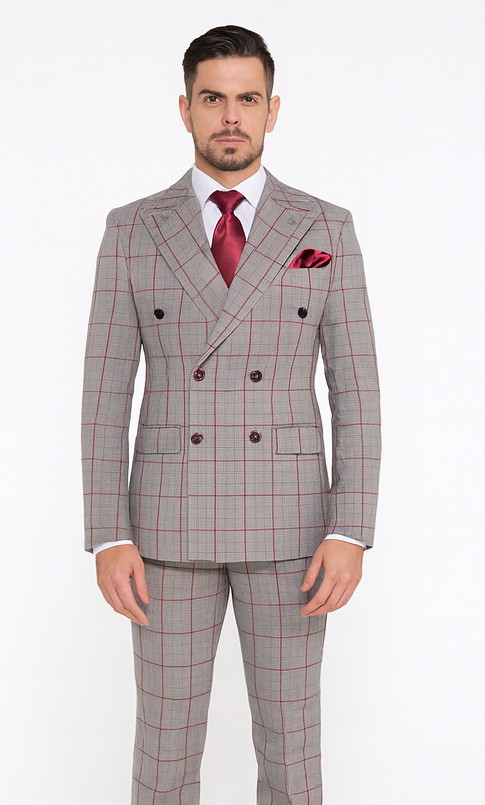 Rossi Man ARTHUR RM2321 Double-Breasted Suit – Classic Men’s Formalwear