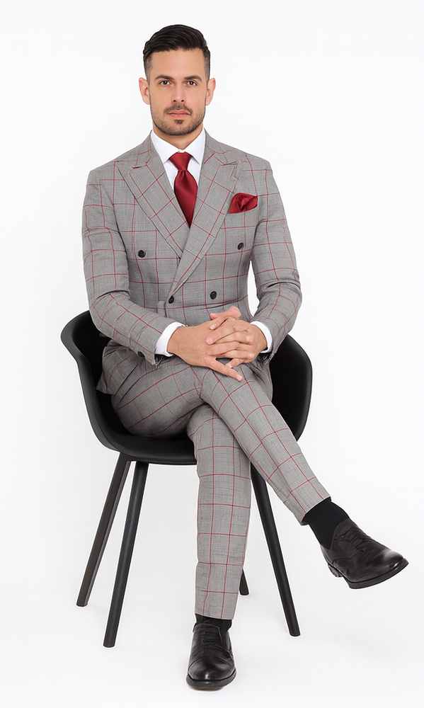 Rossi Man ARTHUR RM2321 Double-Breasted Suit – Classic Men’s Formalwear