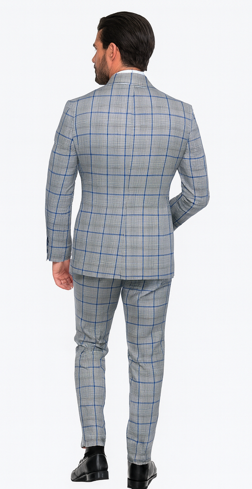 Rossi Man ARTHUR RM2322 Double-Breasted Suit – Classic Men’s Formal