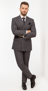 Rossi Man ARTHUR RM2323 Double-Breasted Suit – Classic Men’s Formalwear