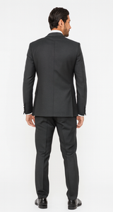 Rossi Man BOND RM1779 Slim Fit 3-Piece Black Suit – Men’s Formalwear