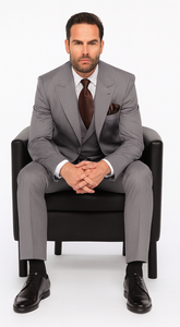 Rossi Man BOND RM1781 Slim Fit 3-Piece Suit – Modern Formalwear for Men