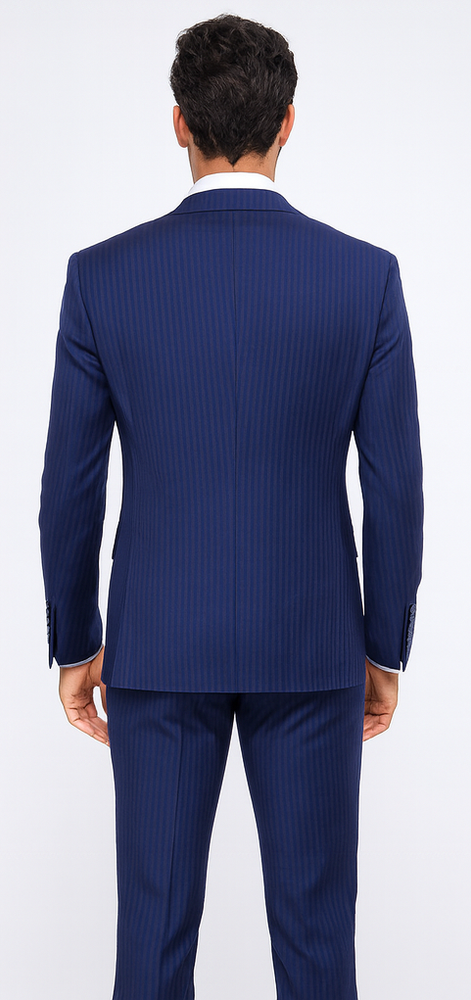 Rossi Man BOND RM1782 Slim Fit 3-Piece Suit – Modern Men’s Formalwear