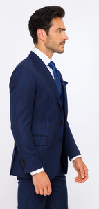 Rossi Man BOND RM1782 Slim Fit 3-Piece Suit – Modern Men’s Formalwear