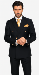 Rossi Man Double-Breasted 2-on-6 Suit – Men's Formalwear