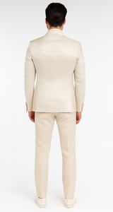 Rossi Man FORD RM1913 Slim Fit 3-Piece Off-White Suit for Men – Classic Formalwear