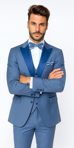 Rossi Man LEO RM1387 Elegant Slim Fit Tuxedo for Men – Formalwear for Special Occasions