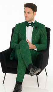 Rossi Man LEO RM1904 Modern Men’s Slim Fit Suit – Formalwear for Special Occasions