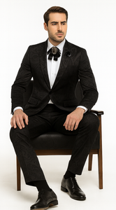Rossi Man LEO RM1907 Men’s Slim Fit 2-Piece Suit – Modern Formalwear for Special Events
