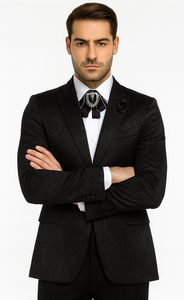 Rossi Man LEO RM1907 Men’s Slim Fit 2-Piece Suit – Modern Formalwear for Special Events