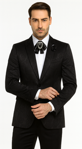 Rossi Man LEO RM1907 Men’s Slim Fit 2-Piece Suit – Modern Formalwear for Special Events