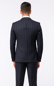 Rossi Man MAX RM1725 Navy Slim Fit 3-Piece Suit – Men’s Formalwear