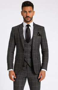 Rossi Man MAX RM1742 Brown Slim Fit Suit – Stylish Men’s Modern Formalwear