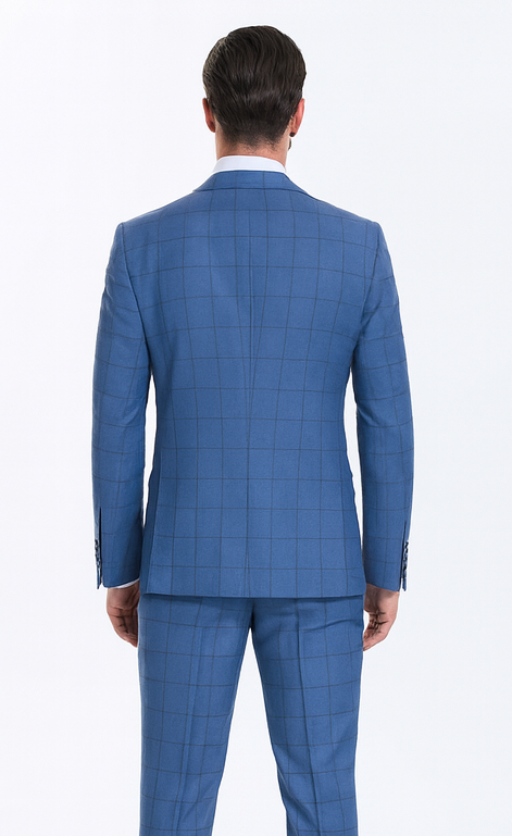 Rossi Man MAX RM1785 Slim Fit 3-Piece Suit – Modern Men’s Formalwear