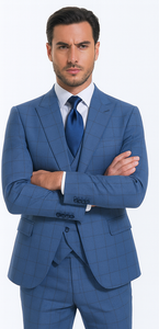 Rossi Man MAX RM1785 Slim Fit 3-Piece Suit – Modern Men’s Formalwear