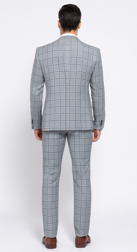 Rossi Man MAX RM1820 Slim Fit 3-Piece Suit – Men’s Formalwear