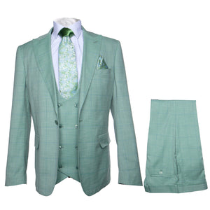 Rossi Man MAX RM1821 Slim Fit 3-Piece Suit – Men’s Formalwear