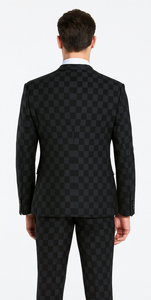 Rossi Man MAX RM1837 Black Slim Fit 3-Piece Suit – Men’s Formalwear