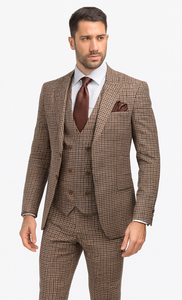 Rossi Man MAX RM1839 Slim Fit 3-Piece Suit – Men’s Formalwear