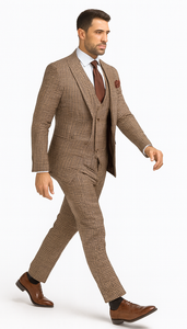 Rossi Man MAX RM1839 Slim Fit 3-Piece Suit – Men’s Formalwear