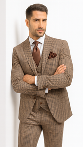 Rossi Man MAX RM1839 Slim Fit 3-Piece Suit – Men’s Formalwear