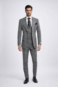 Rossi Man Men’s Dress Suit | Classic Rossiman Formalwear for Timeless Style – Italian Tailored Slim Fit Suit