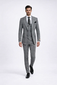 Rossi Man Men’s Dress Suit | Classic Rossiman Formalwear for Timeless Style – Italian Tailored Slim Fit Suit