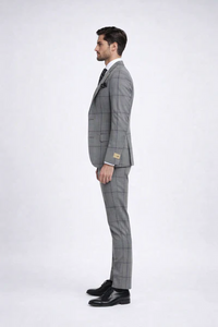 Rossi Man Men’s Dress Suit | Classic Rossiman Formalwear for Timeless Style – Italian Tailored Slim Fit Suit