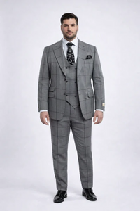 Rossi Man Men’s Dress Suit | Classic Rossiman Formalwear for Timeless Style – Italian Tailored Slim Fit Suit