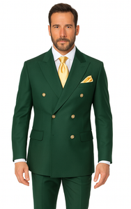 Rossi Man Milano RM1190 Bold Green Slim Fit Suit – Modern Men’s Formalwear
