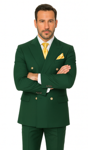 Rossi Man Milano RM1190 Bold Green Slim Fit Suit – Modern Men’s Formalwear