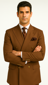 Rossi Man Milano RM1373 – Men’s Slim Fit 3-Piece Suit | Modern Formalwear for Gentlemen