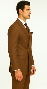 Rossi Man Milano RM1373 – Men’s Slim Fit 3-Piece Suit | Modern Formalwear for Gentlemen