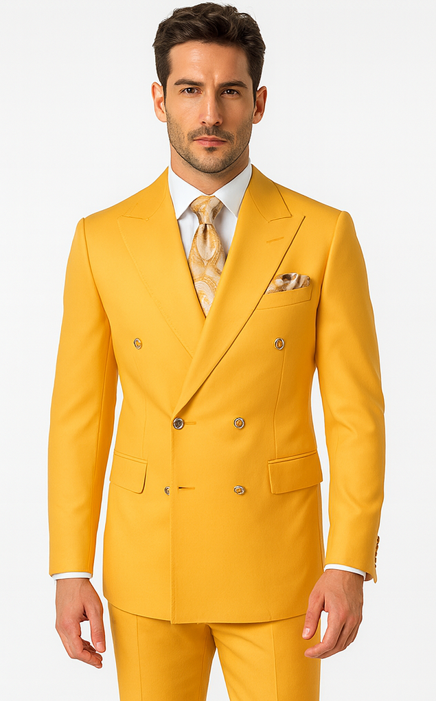 Rossi Man Milano RM1772 Men’s Tailored 3-Piece Suit – Formalwear Set