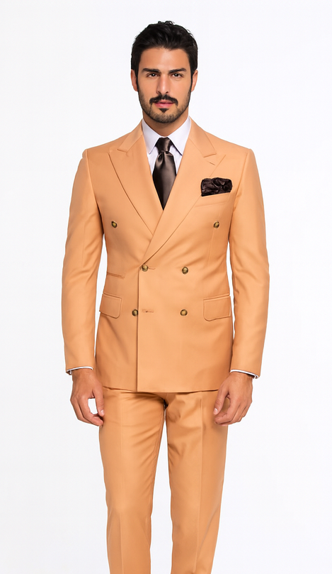 Rossi Man Milano RM1774 – Men’s Modern Fit 3-Piece Suit - Formal Outfit for Occasions