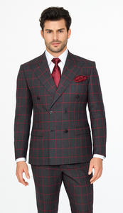 Rossi Man Milano RM1844 Black Formal Suit – Men’s Modern Collection