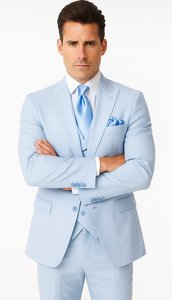 Rossi Man Paul RM1395 – Men’s Classic Tailored Suit - Elegant Formalwear for Men